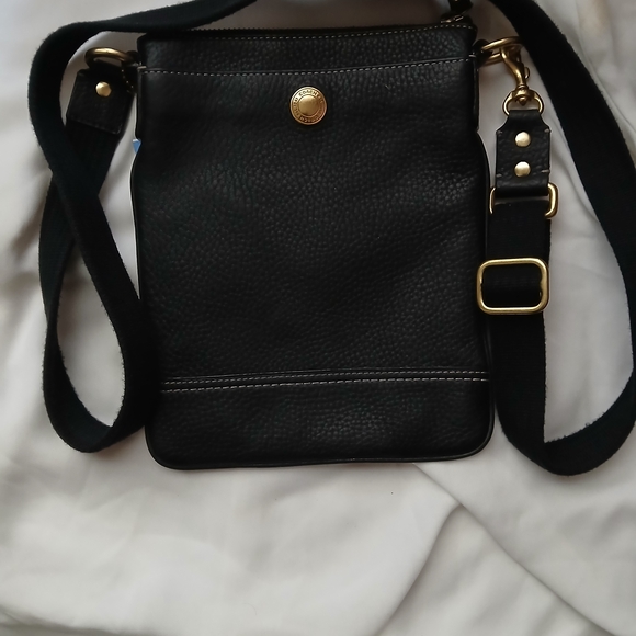 Coach Black Crossbody Bag with Gold Accents - Picture 2 of 3